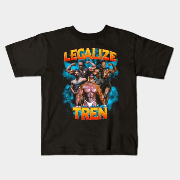 Legalize Tren 2 Kids T-Shirt by ilhaamindra